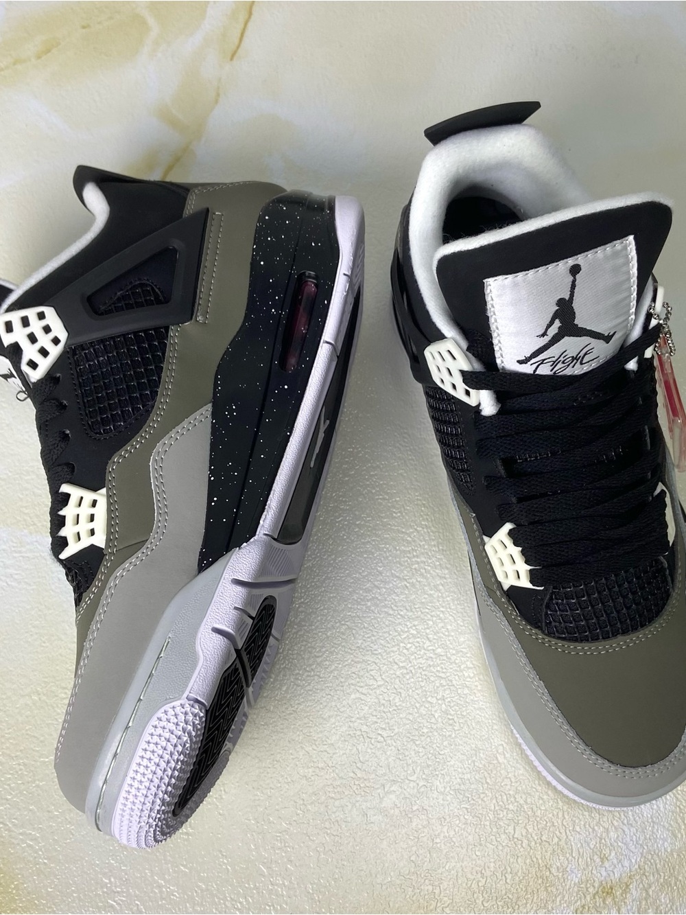 Jordan Men’s Sneakers - Black, Olive & White